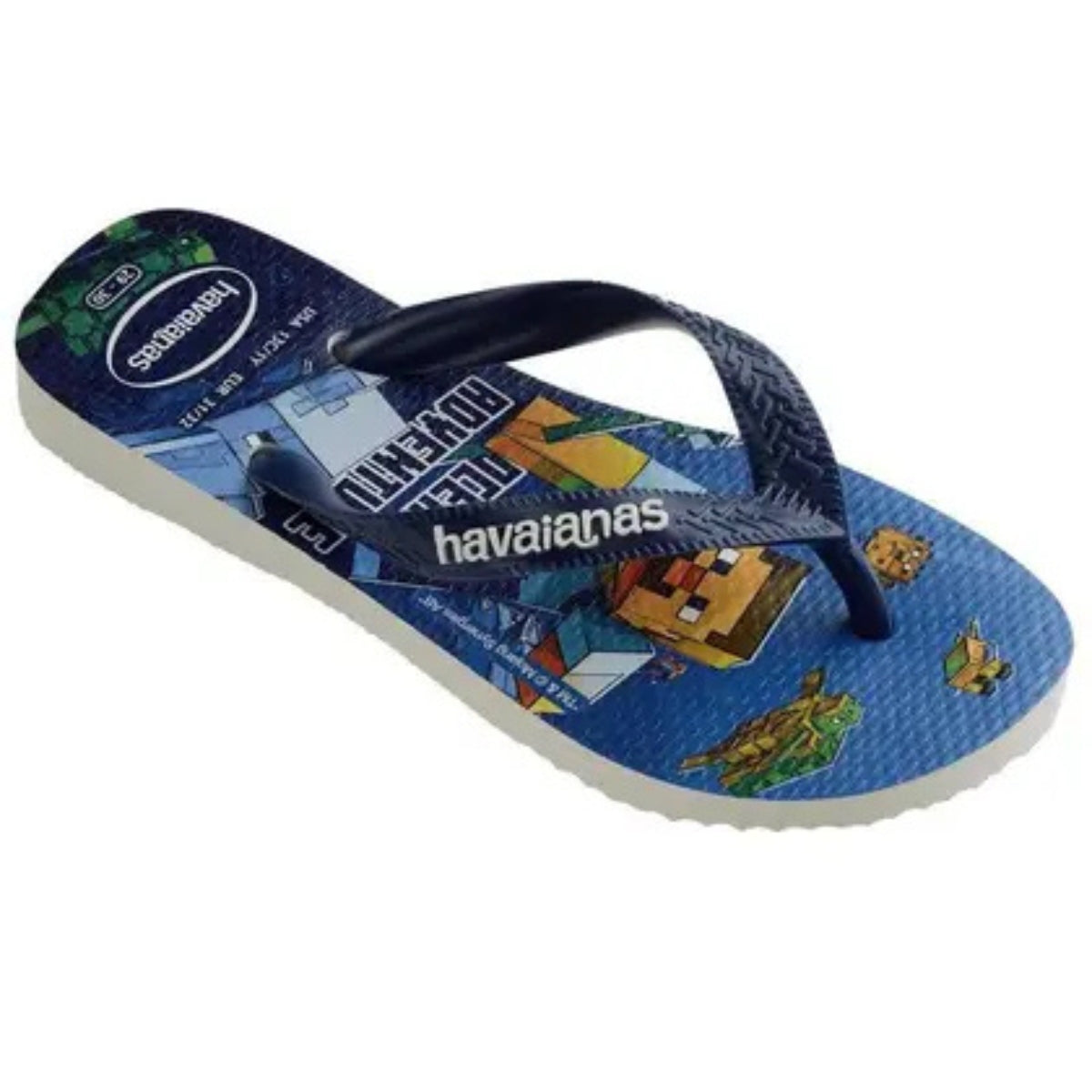 Chinelo Havaianas Minecraft Aventura Marítima(27/28) Oficial