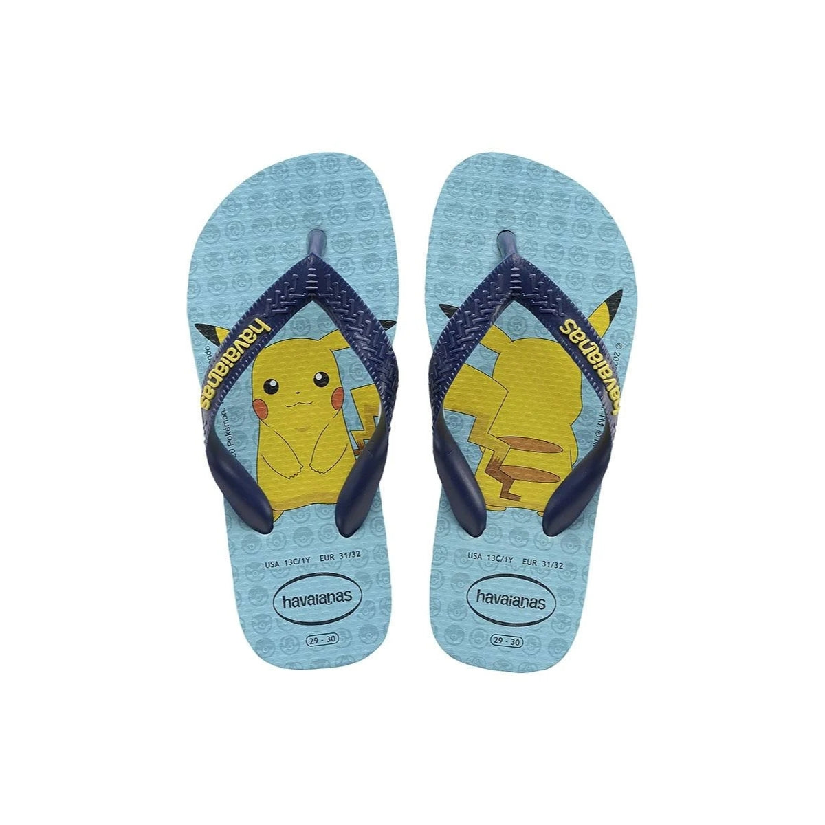 Chinelo Havaianas Infantil Pikachu Pokémon (23/24) Oficial