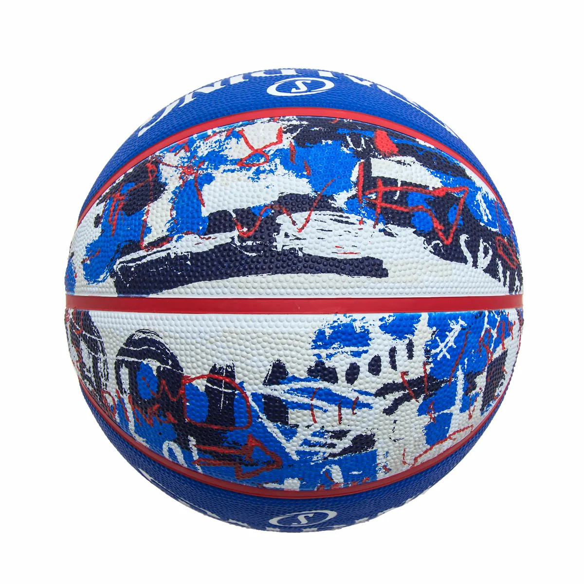 Bola De Basquete Spalding Graffiti Azul Tamanho 7 Oferta