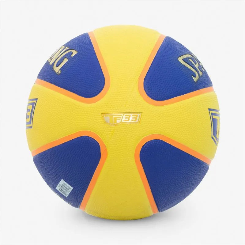 Bola De Basquete Spalding 3x3 Tf-33 - Amarelo e Azul