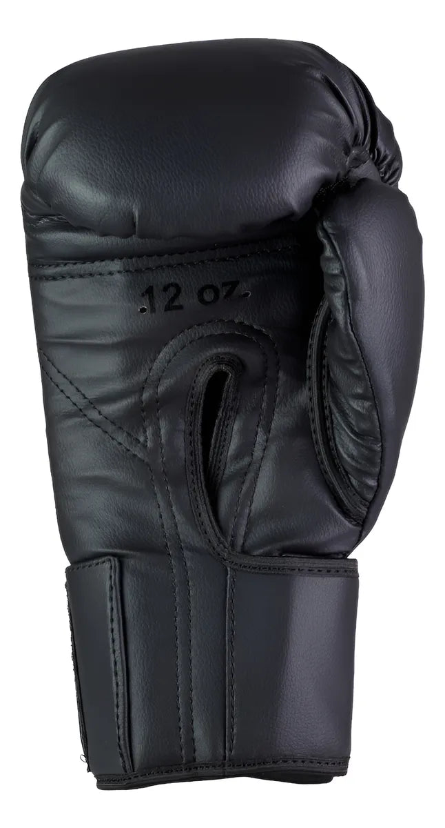 Luva Boxe Muay Thai Kickboxing Profissional Fheras Pro Black