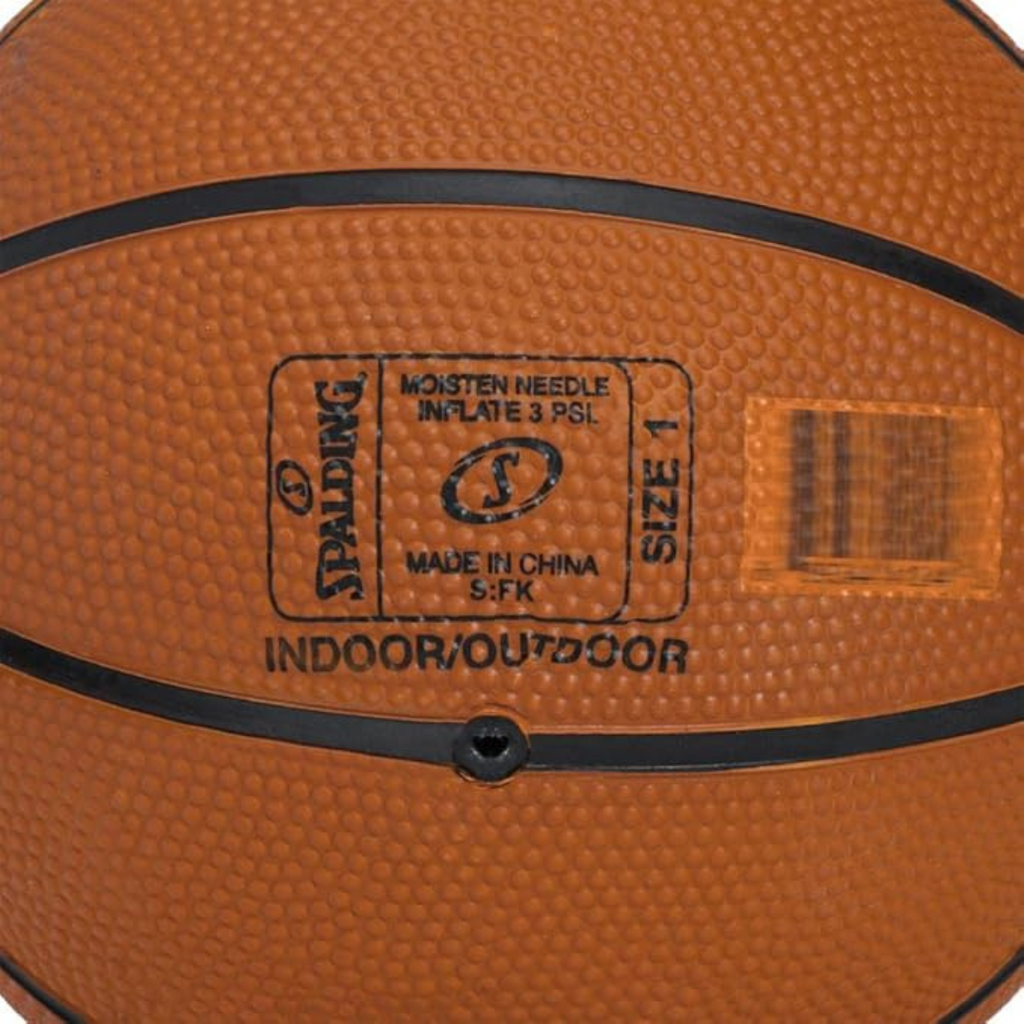 Mini Bola De Basquete Spalding Tf - 1 - Cor: Laranja Tam: 1
