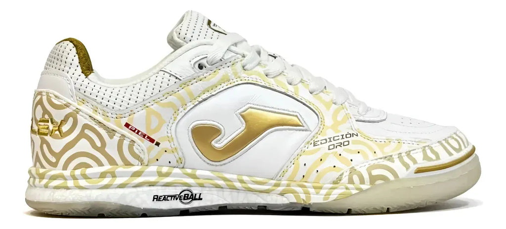 Chuteira Joma Futsal Top Flex Rebound Edição Ouro Oferta