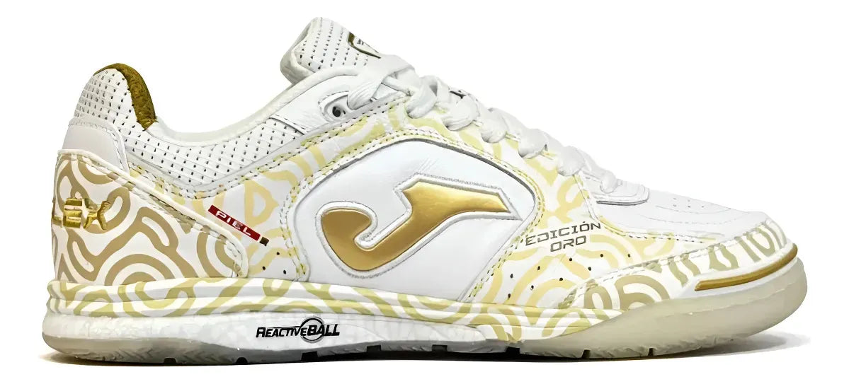 Chuteira Joma Futsal Top Flex Rebound Edição Ouro Oferta
