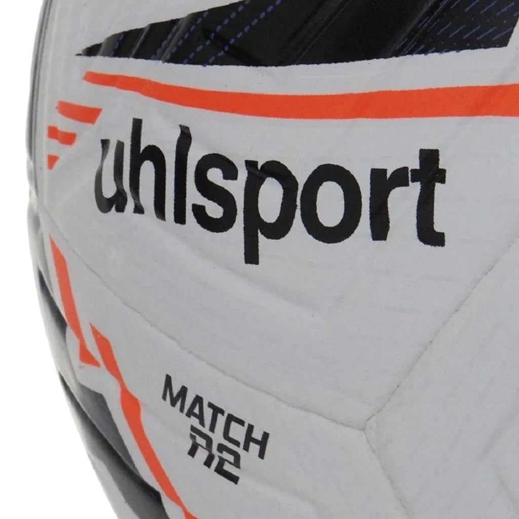 Bola de Futebol Campo Uhlsport Match R2 Preto e Vermelho