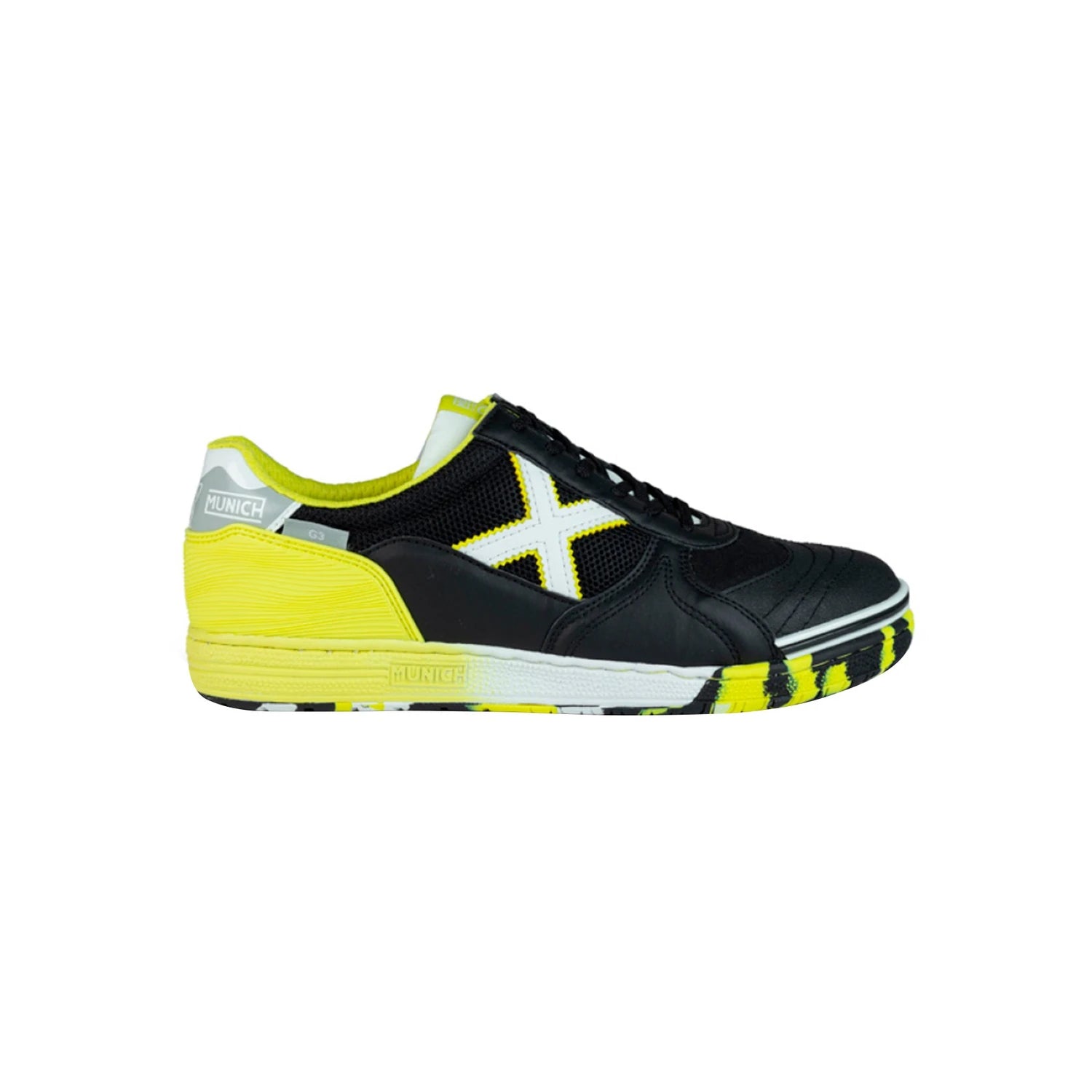 Chuteira Masculina Futsal G3 Indoor Preto Munich Profissional