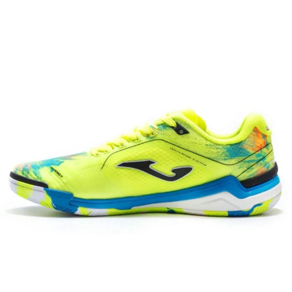 Chuteira Futsal Joma Invicto Indoor - Amarelo Fluor - Tam 41