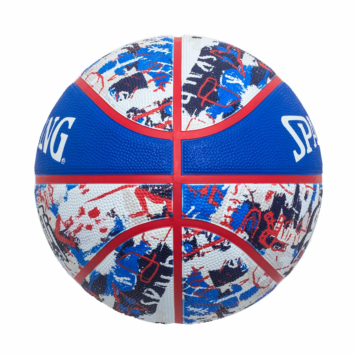Bola De Basquete Spalding Graffiti Azul Tamanho 7 Oferta