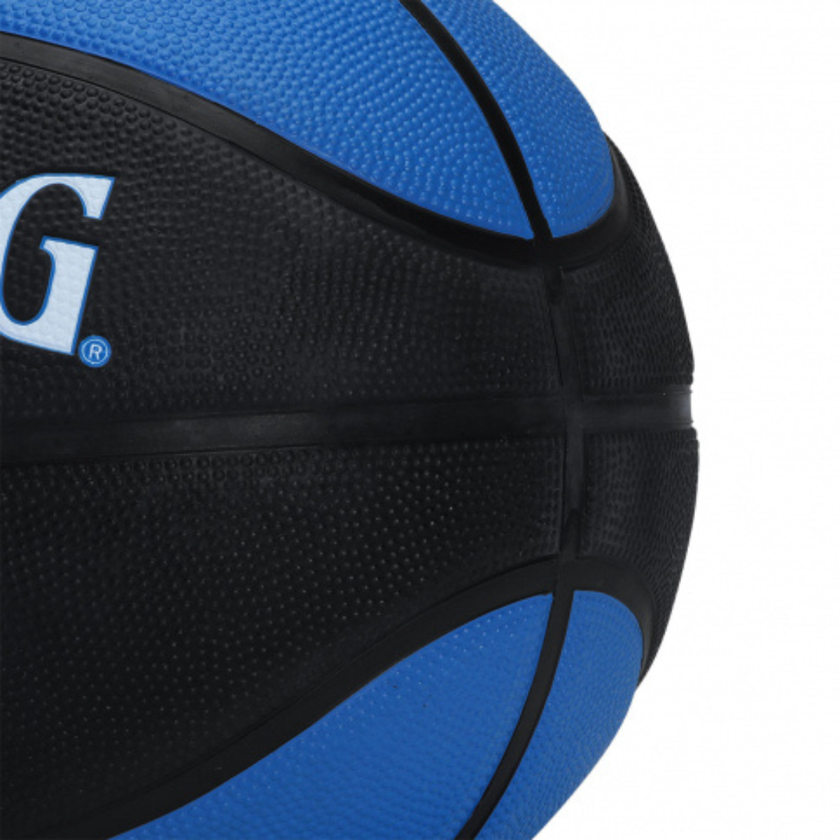 Bola De Basquete Spalding Force - Borracha - Preto/azul