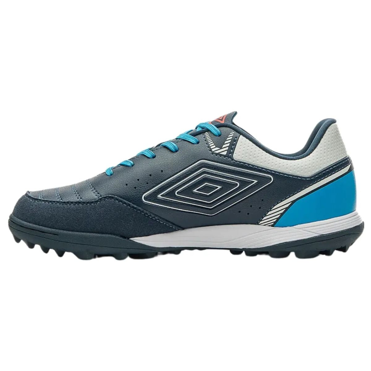 Chuteira Society Umbro X-Comfort Marinho/Branco/Azul Tam 43