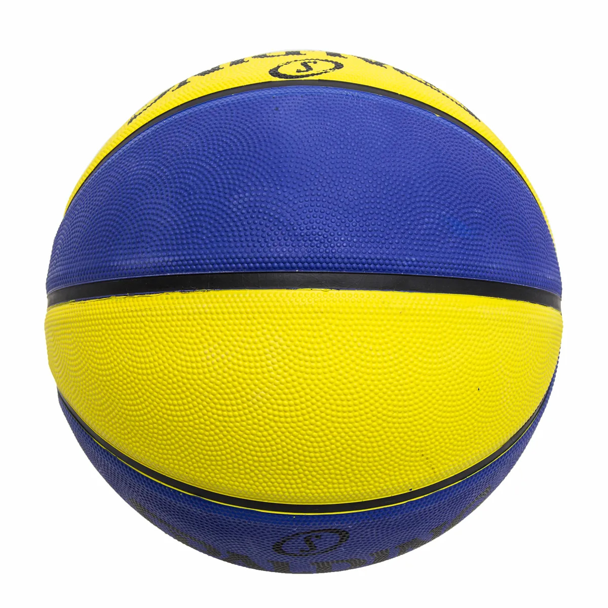 Bola De Basquete Spalding Lay Up Tamanho 7 - Amarelo e Azul