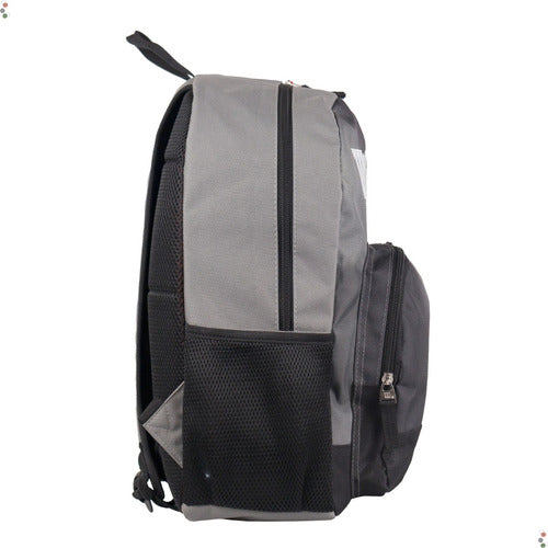 Mochila Em Poliester Wilson Cinza/preta 65011024-dg