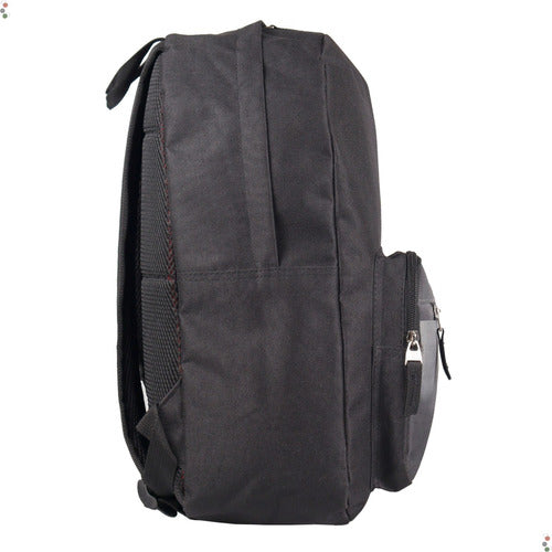 Mochila Em Poliester Wilson Preta/cinza 65011042-dg