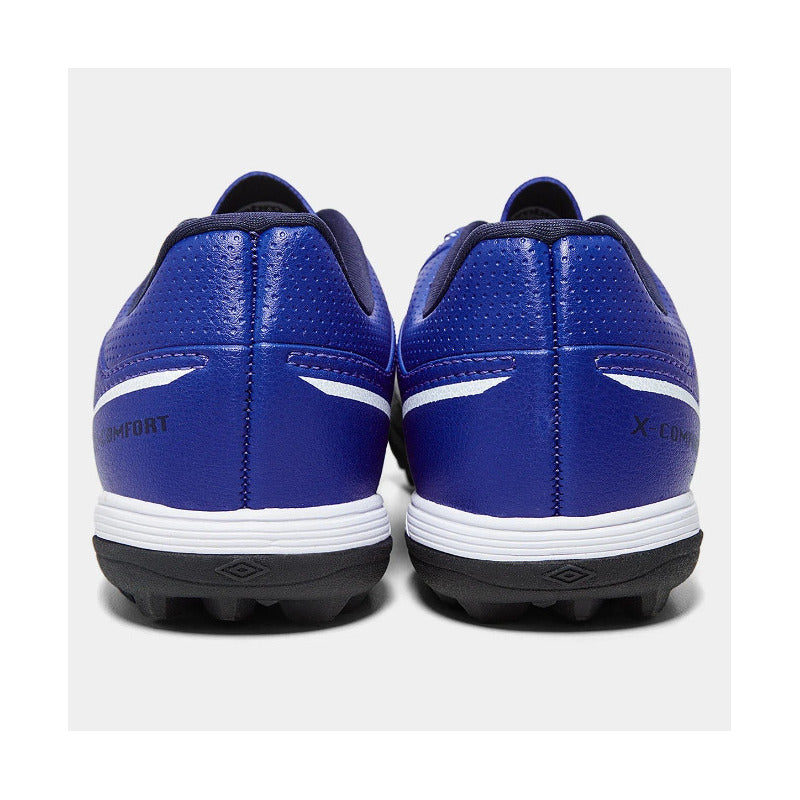 Chuteira Society Umbro X-comfort Royal Branco Marinho