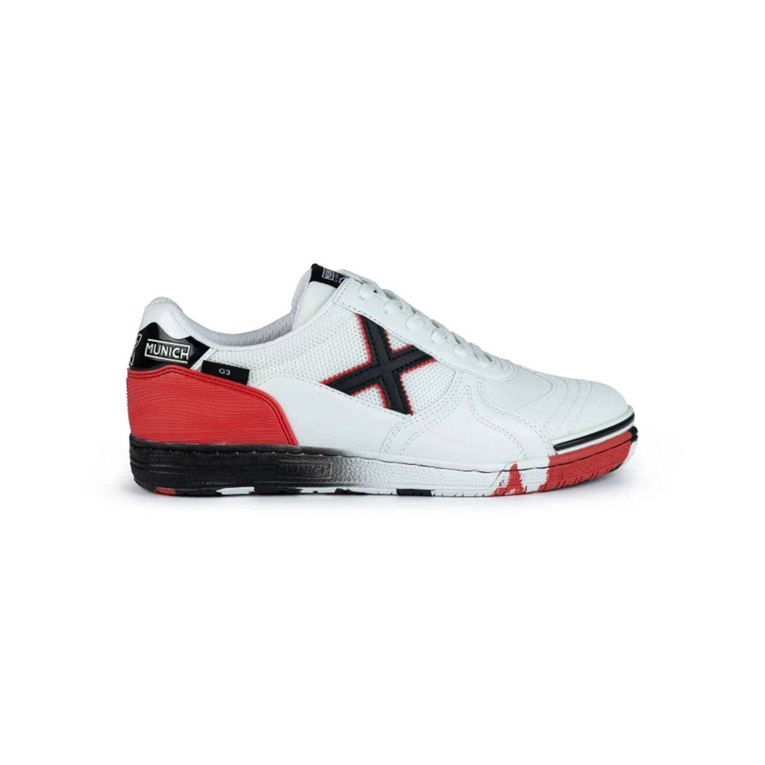 Chuteira Masculina Futsal G3 Indoor Branco Munich Profissional