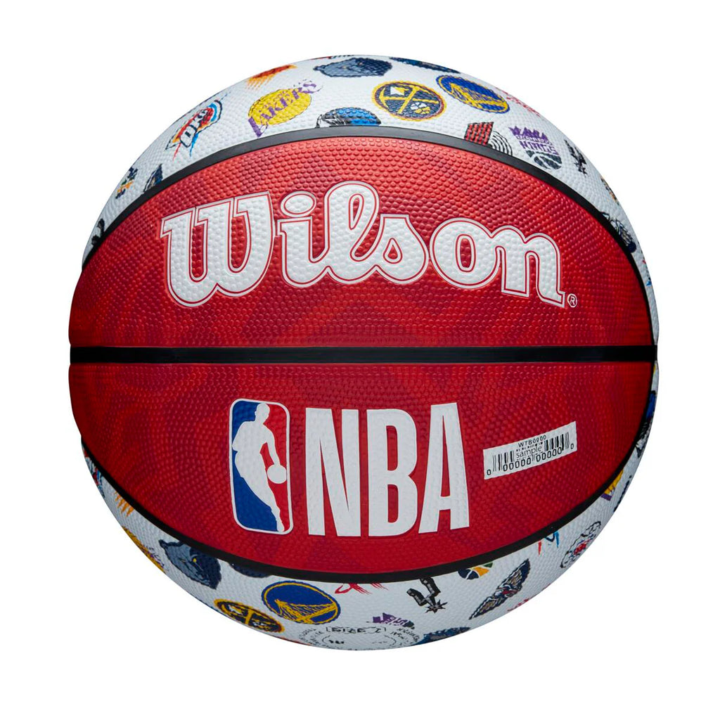 Bola de Basquete Wilson Nba All Team Vermelho Branco Azul 7