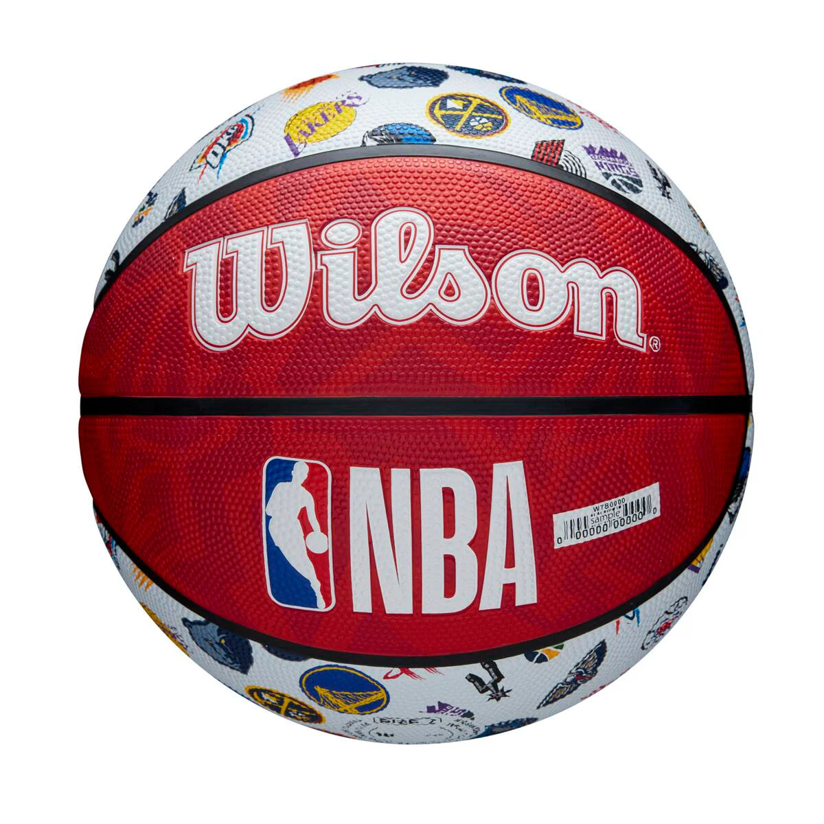 Bola de Basquete Wilson Nba All Team Vermelho Branco Azul 7