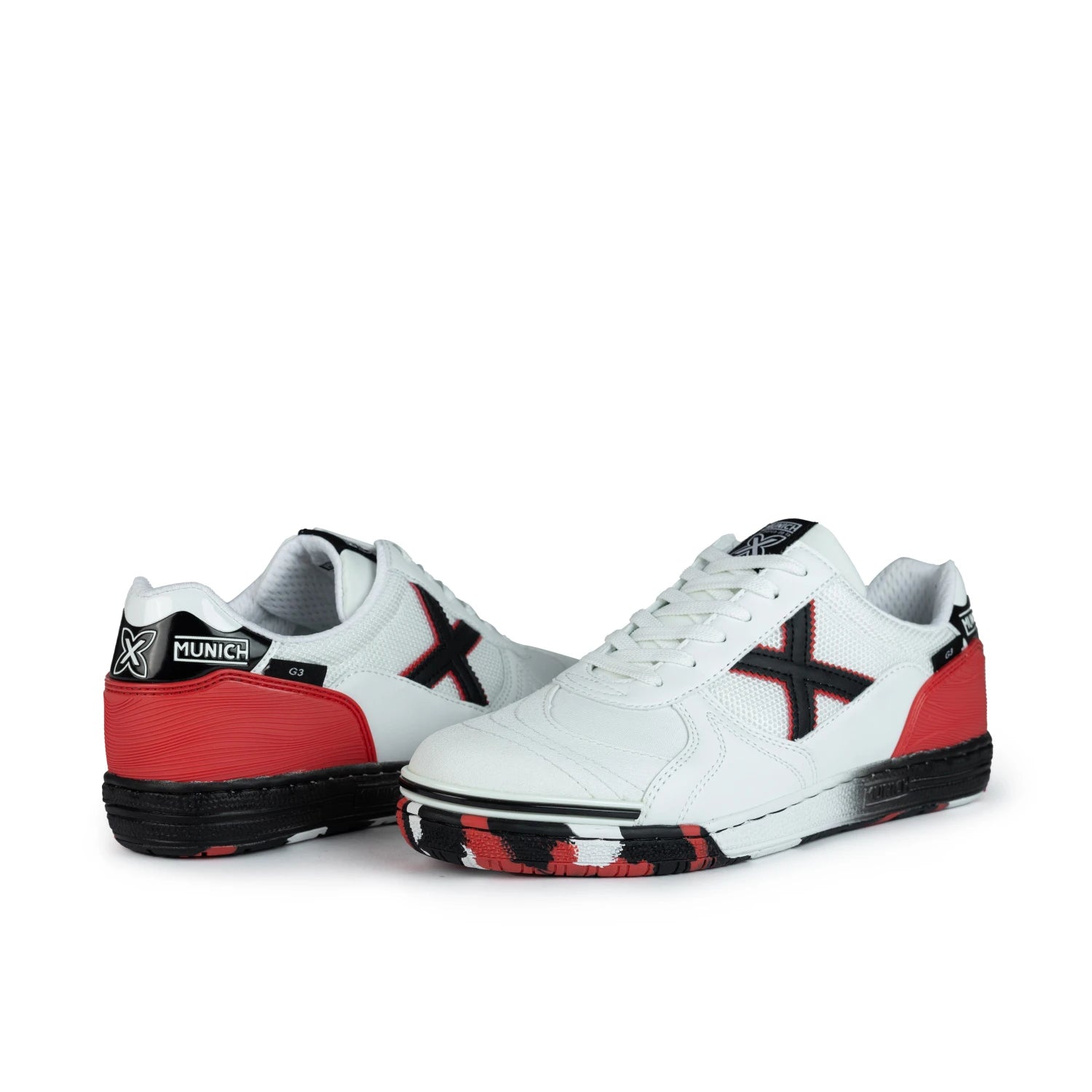 Chuteira Masculina Futsal G3 Indoor Branco Munich Profissional