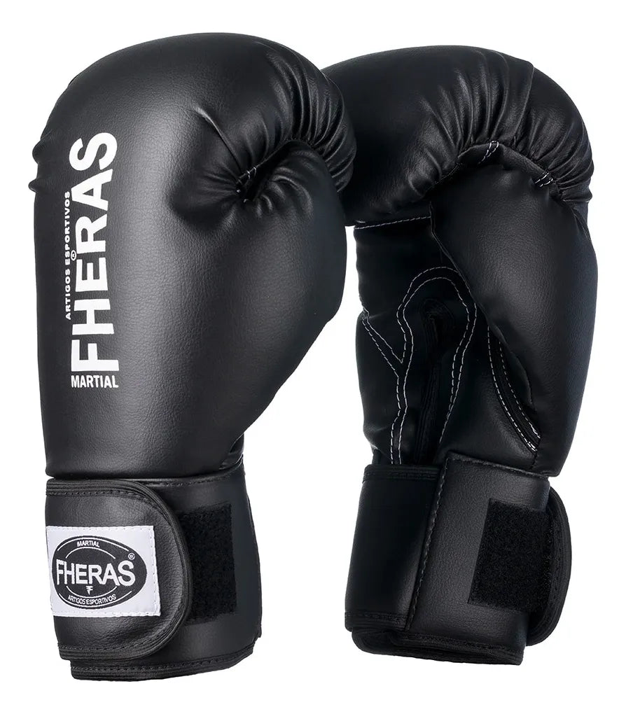 Luva Fheras Profissional Boxe Muay Thai Kickboxing Promoção