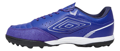 Chuteira Society Umbro X-comfort Royal Branco Marinho