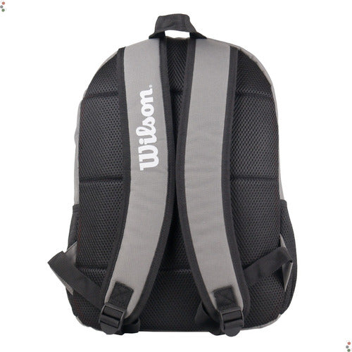 Mochila Em Poliester Wilson Cinza/preta 65011024-dg