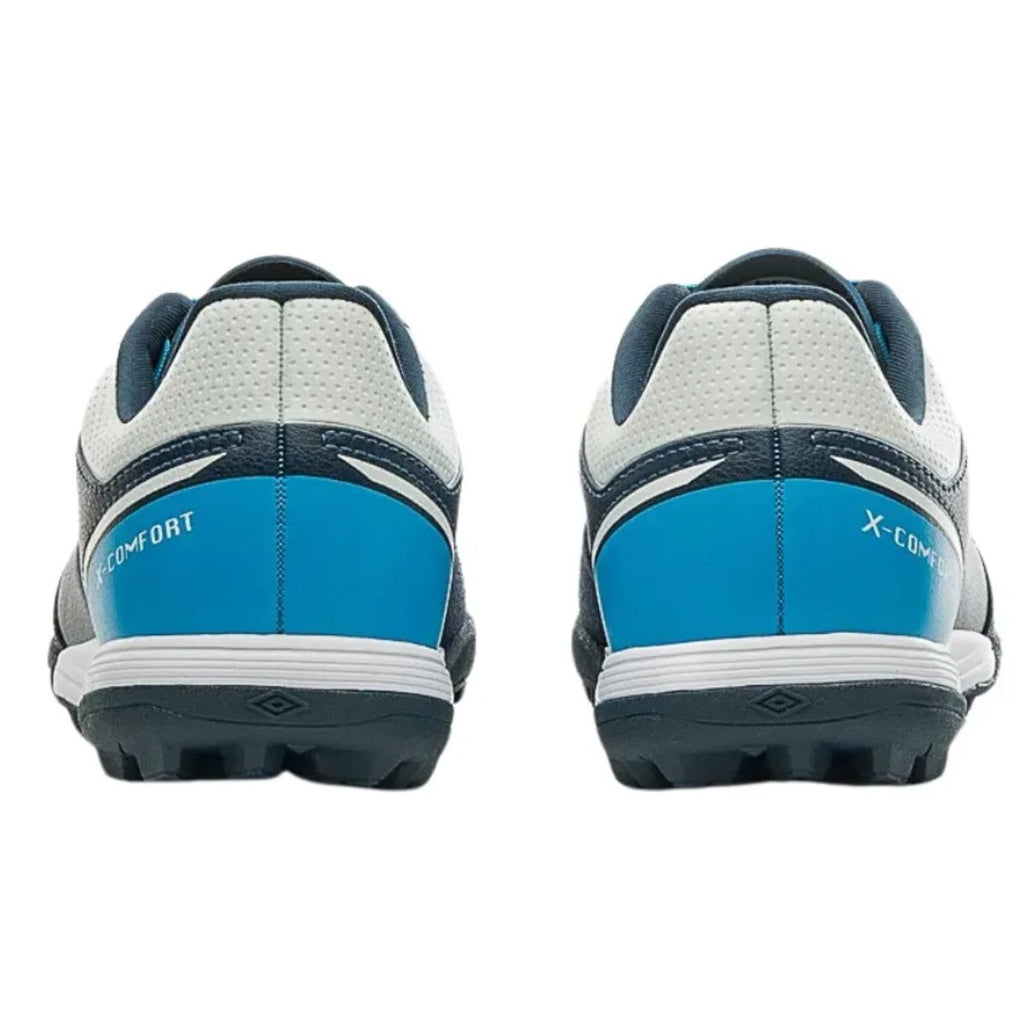 Chuteira Society Umbro X-Comfort Marinho/Branco/Azul Tam 43