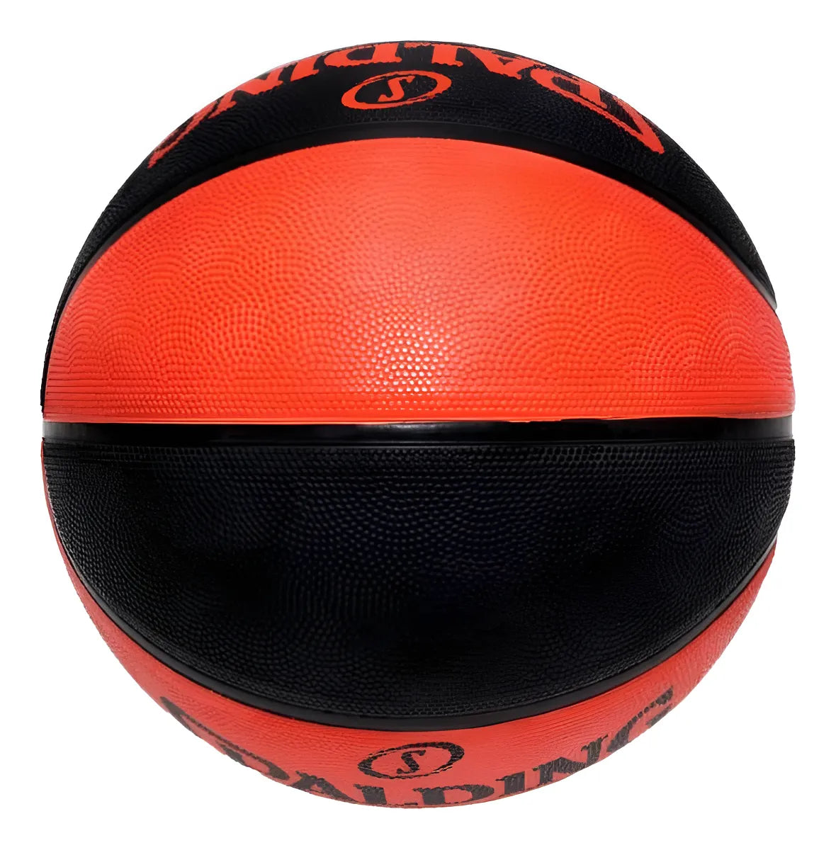 Bola De Basquete Spalding Lay Up Tamanho 7 Preto e Laranja