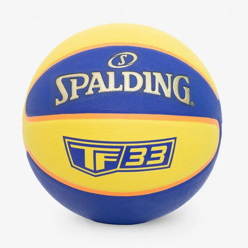 Bola De Basquete Spalding 3x3 Tf-33 - Amarelo e Azul