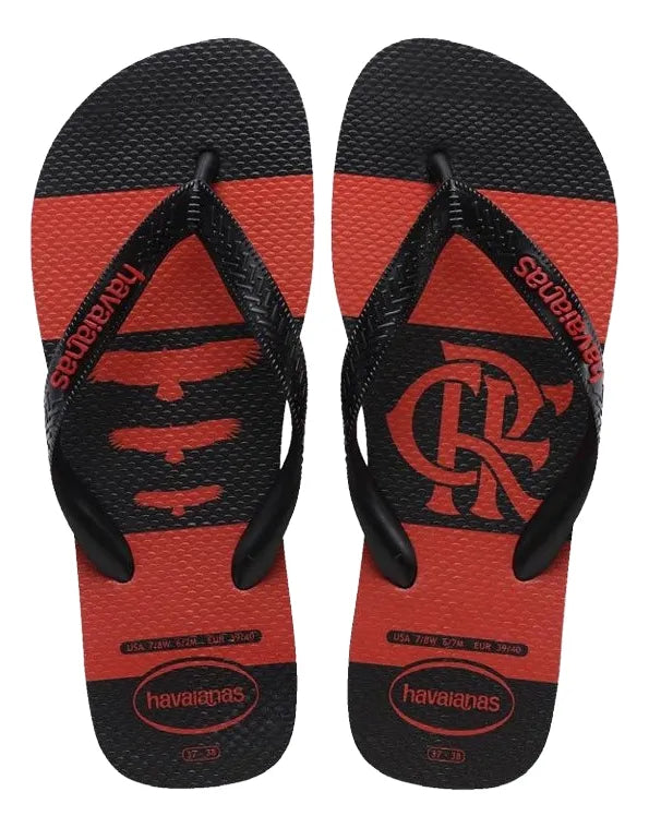 Chinelo Havaianas Flamengo Top Times Futebol Original