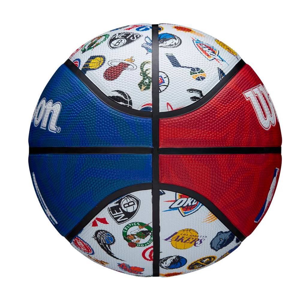 Bola de Basquete Wilson Nba All Team Vermelho Branco Azul 7