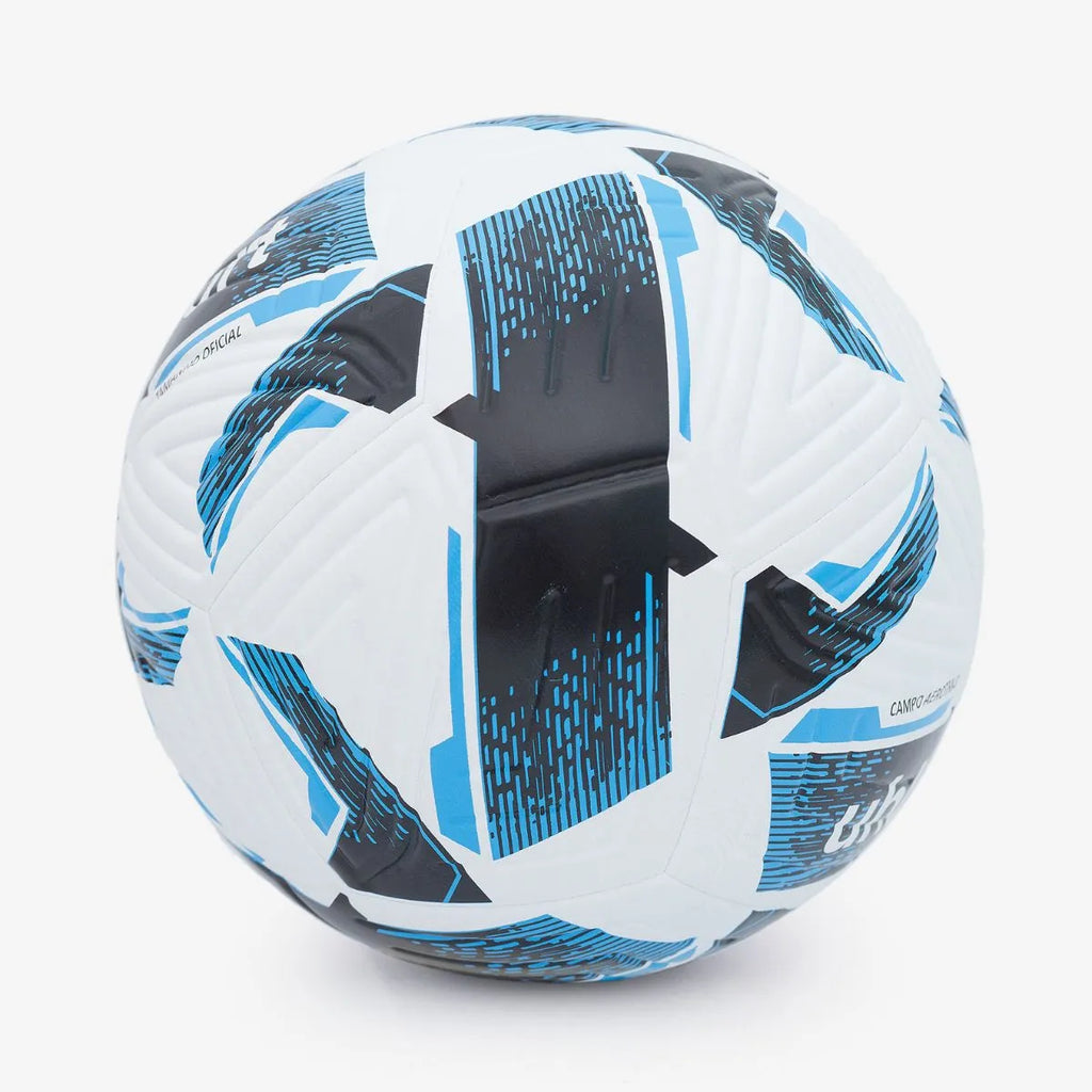 Bola De Futebol Campo Uhlsport Aerotrack - Branco E Azul