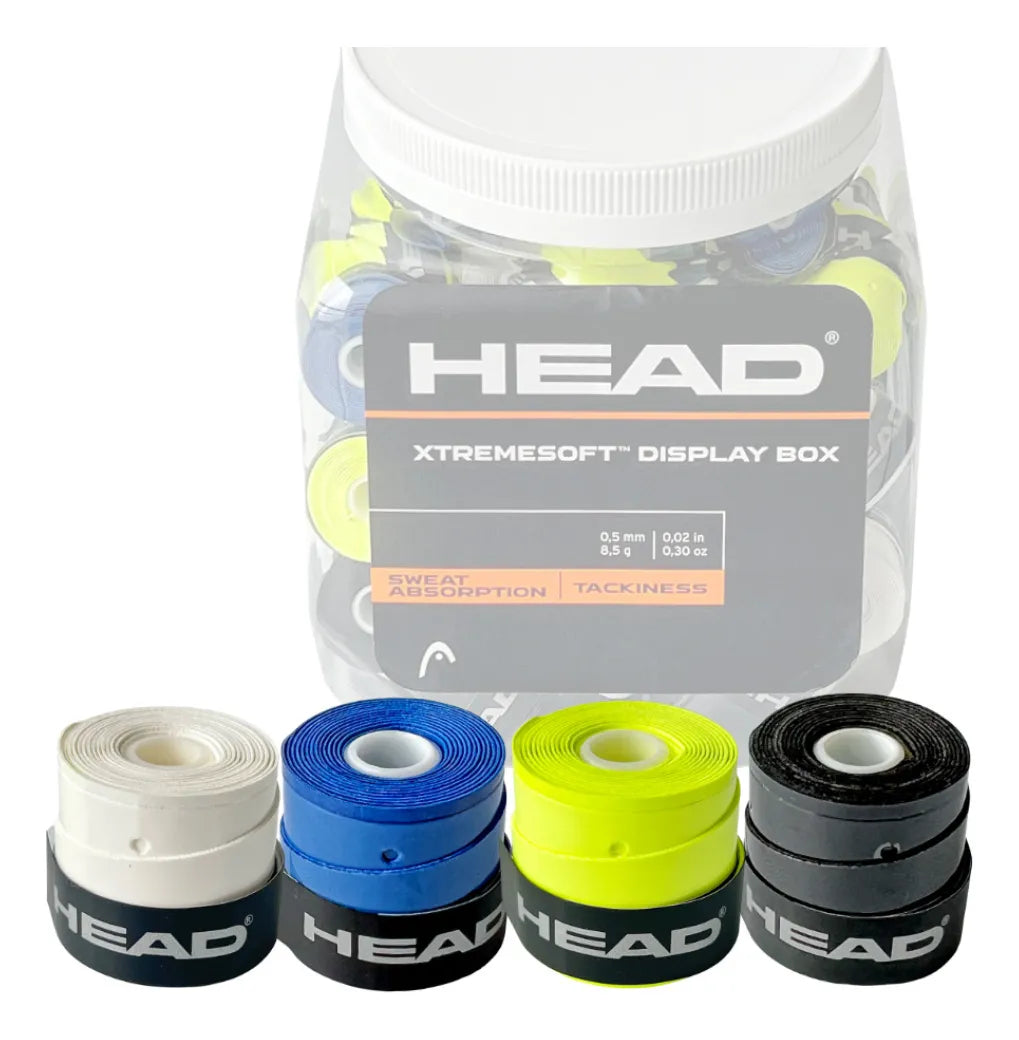 4 Overgrips Xtremesoft Perfurado Tackiness Sweat Absortion