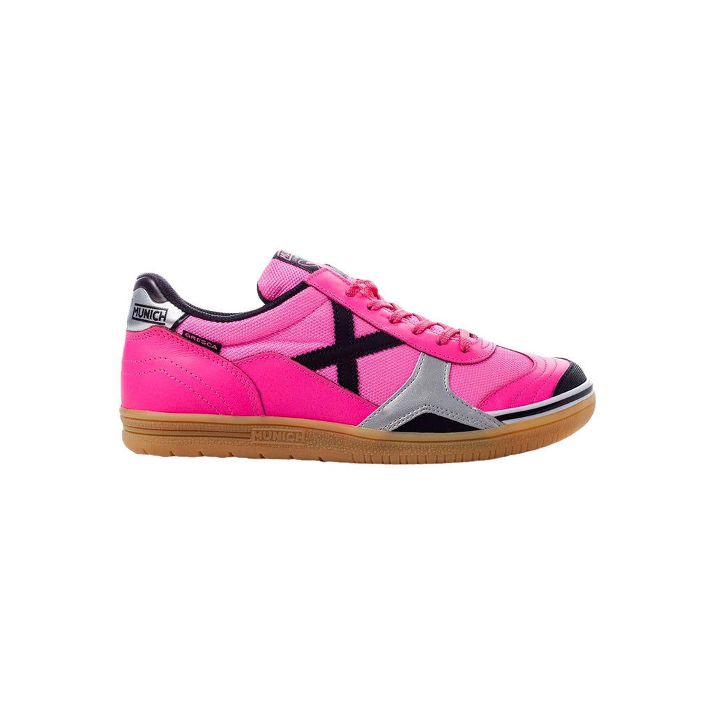 Chuteira Futsal Gresca 14 Rosa Munich Unissex Oficial