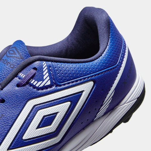 Chuteira Society Umbro X-comfort Royal Branco Marinho