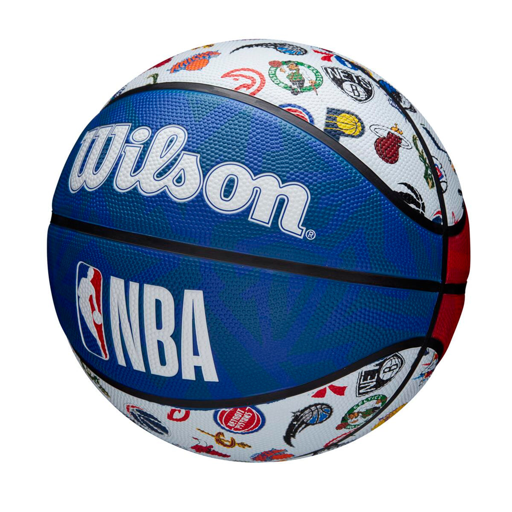Bola de Basquete Wilson Nba All Team Vermelho Branco Azul 7
