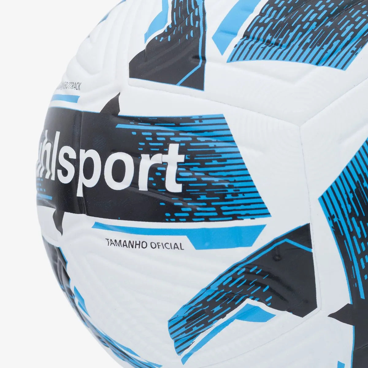 Bola De Futebol Campo Uhlsport Aerotrack - Branco E Azul