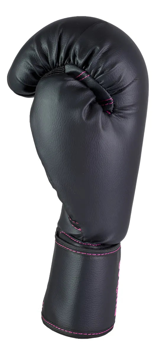 Luva Boxe Muay Thai Kickboxing Profissional Fheras Pro Black