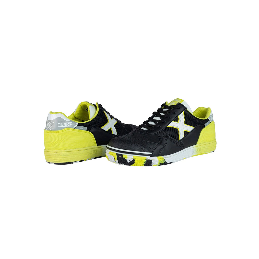 Chuteira Masculina Futsal G3 Indoor Preto Munich Profissional