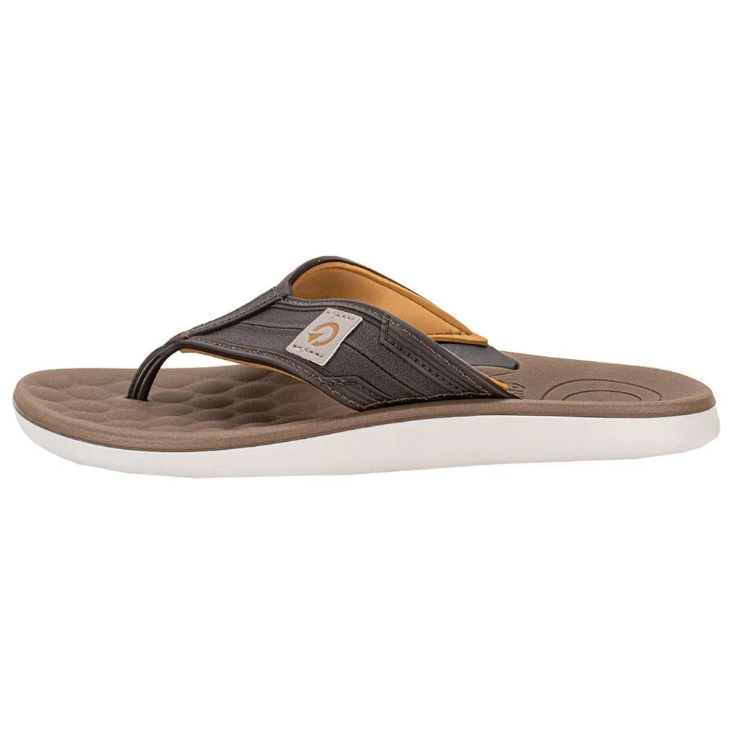 Chinelo de Dedo Cartago Sintra - Cinza e Marrom