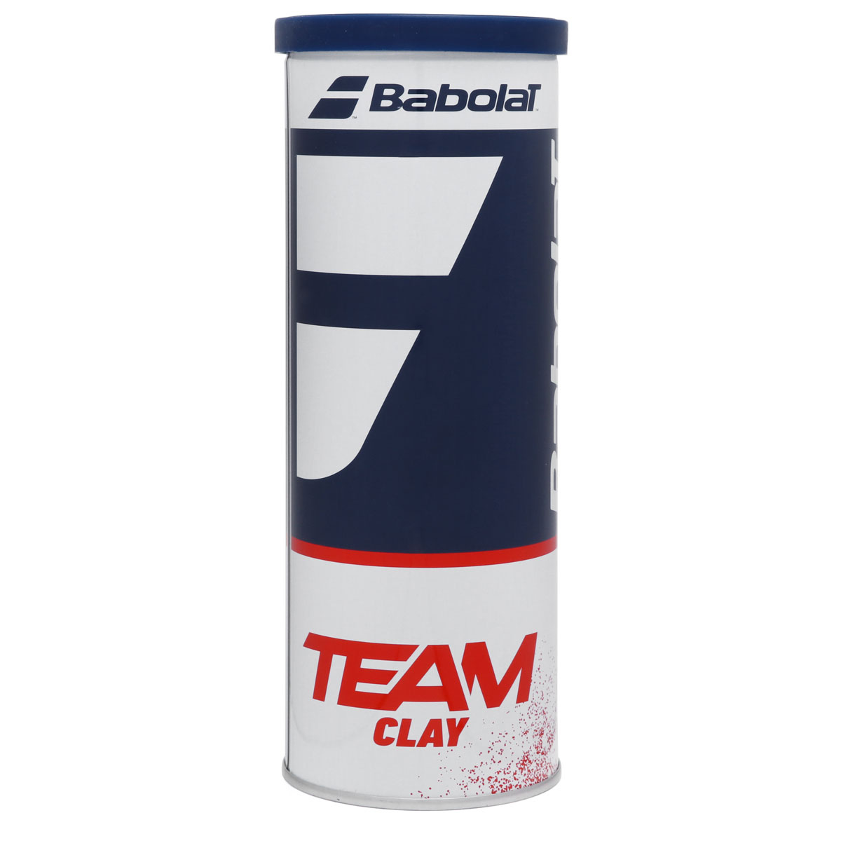 Bola De Tênis Babolat Team Clay X3 Tubo Com 3 Bolas