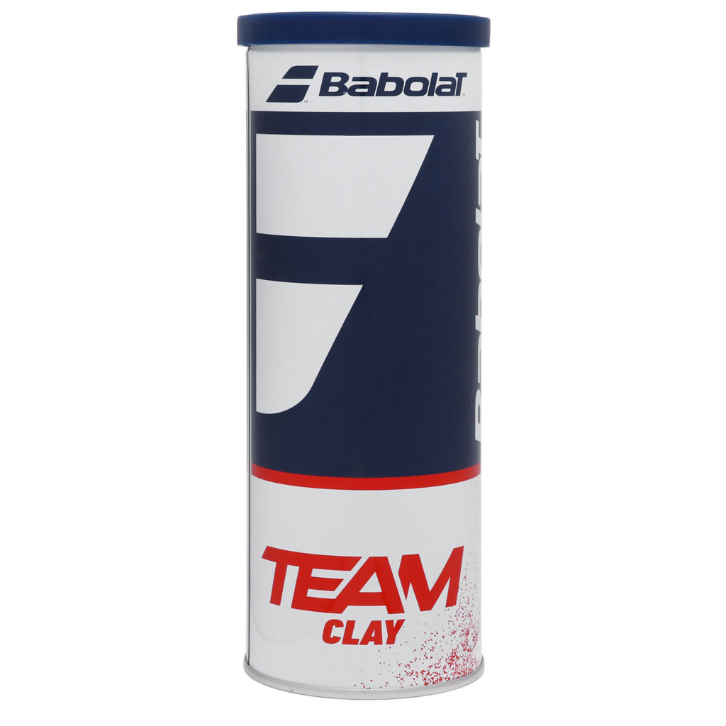 Bola De Tênis Babolat Team Clay X3 Tubo Com 3 Bolas