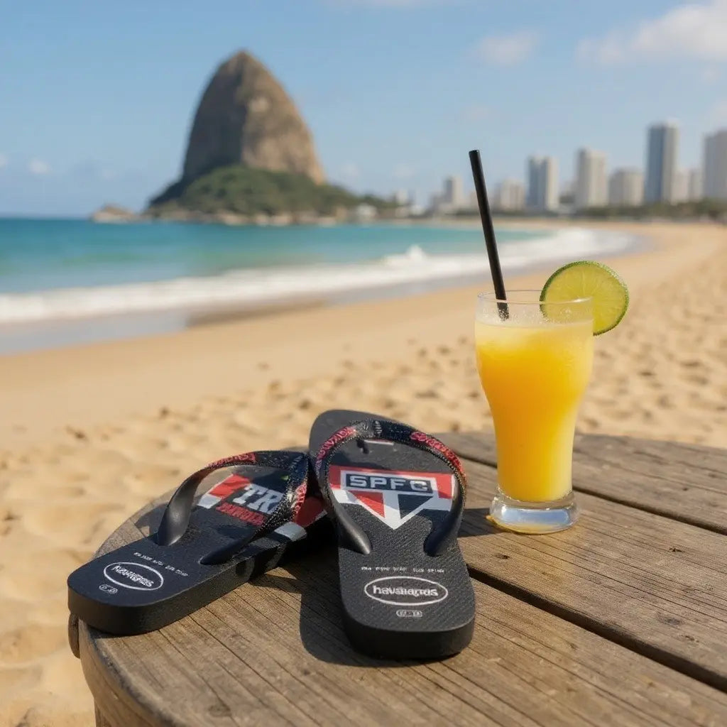 Chinelo Havaianas Sao Paulo Top Times Futebol Original