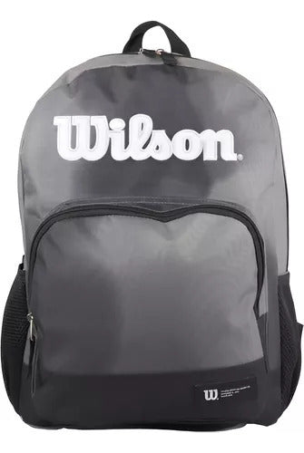 Mochila Em Poliester Wilson Cinza/preta 65011024-dg
