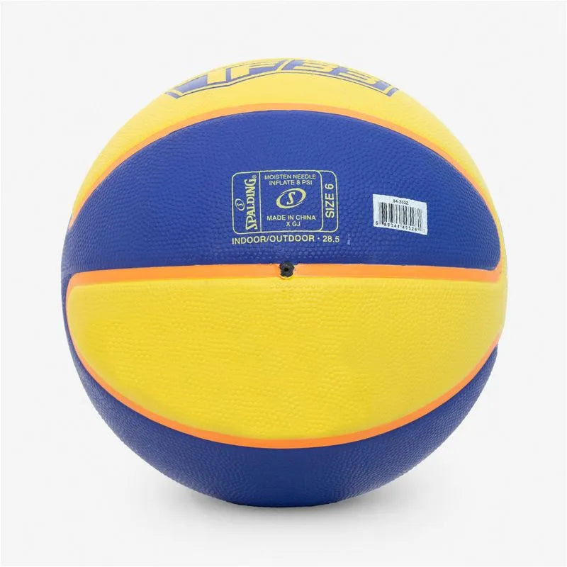 Bola De Basquete Spalding 3x3 Tf-33 - Amarelo e Azul
