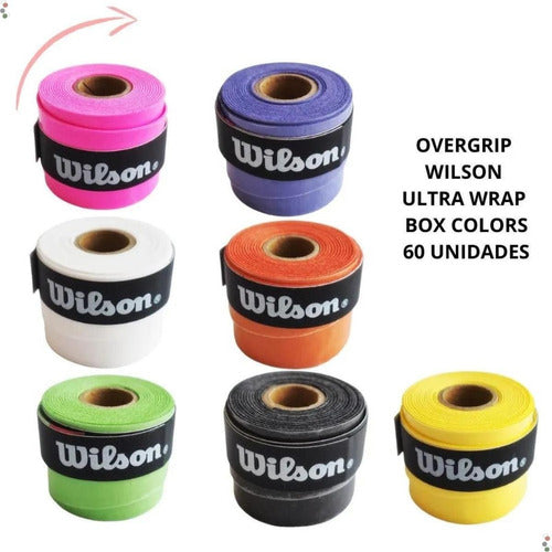 Comfort Overgrip Box Wilson Beachtennis Tênis Padel 60 Grips