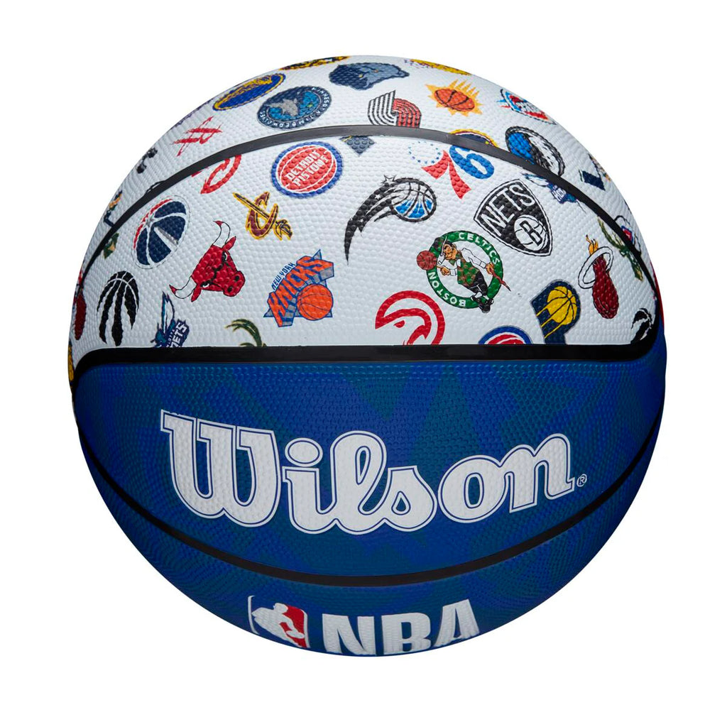 Bola de Basquete Wilson Nba All Team Vermelho Branco Azul 7