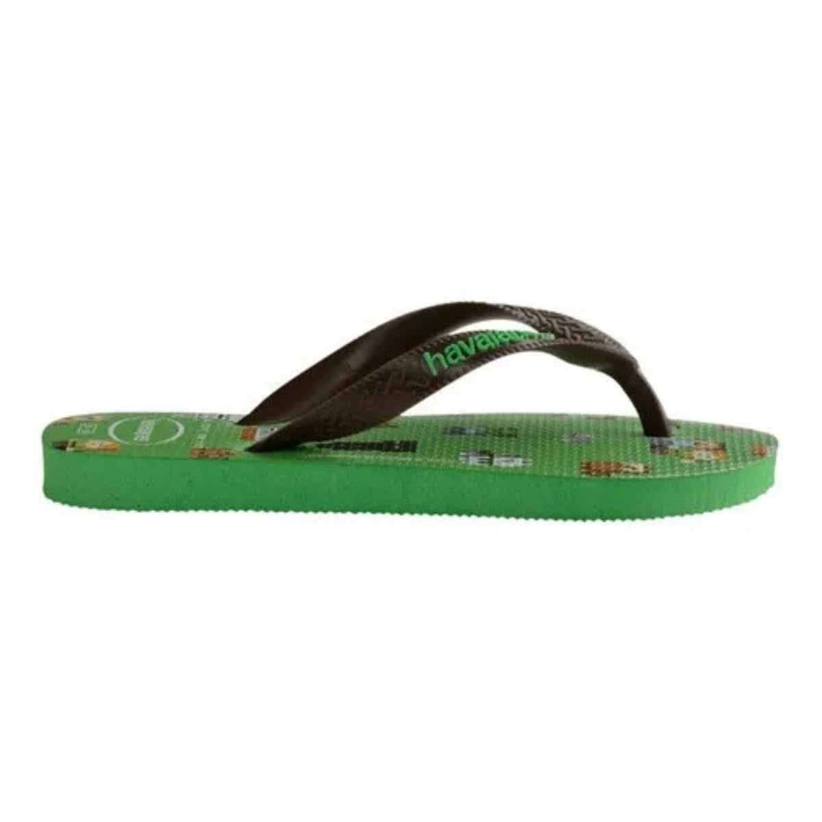 Chinelo Infantil Havaianas Minecraft (25/26) Original