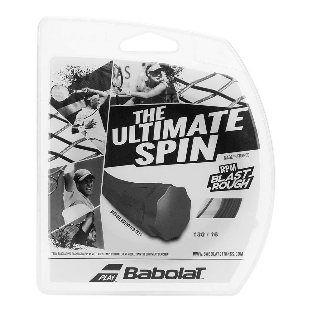 Babolat Unissex - Conjunto de cordas ásperas RPM adulto 12 m corda amarela tênis 1,30
