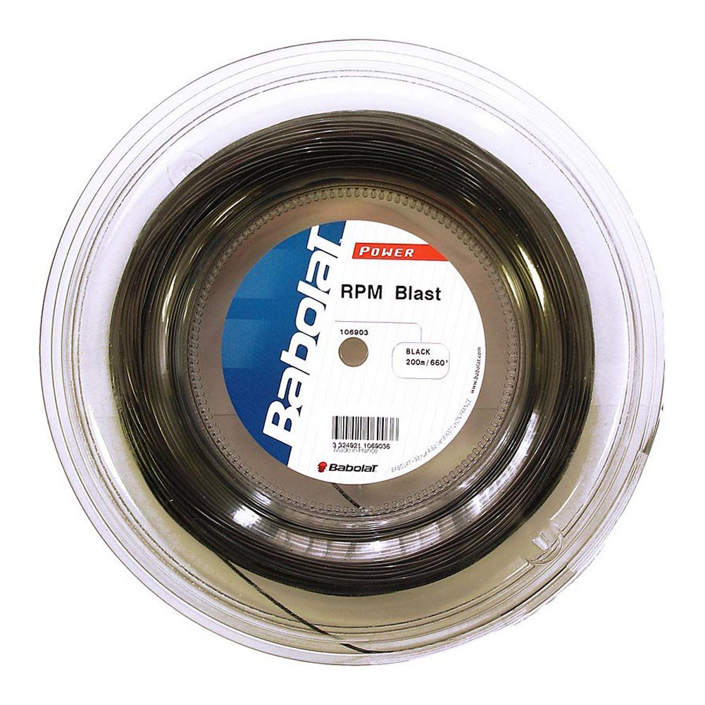 Corda Babolat RPM Blast 1.30mm 16L Preta Rolo com 200 metros