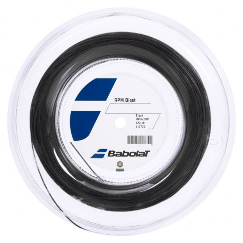 Corda Babolat Rpm Blast 1.20mm Preta Rolo Com 200 Metros